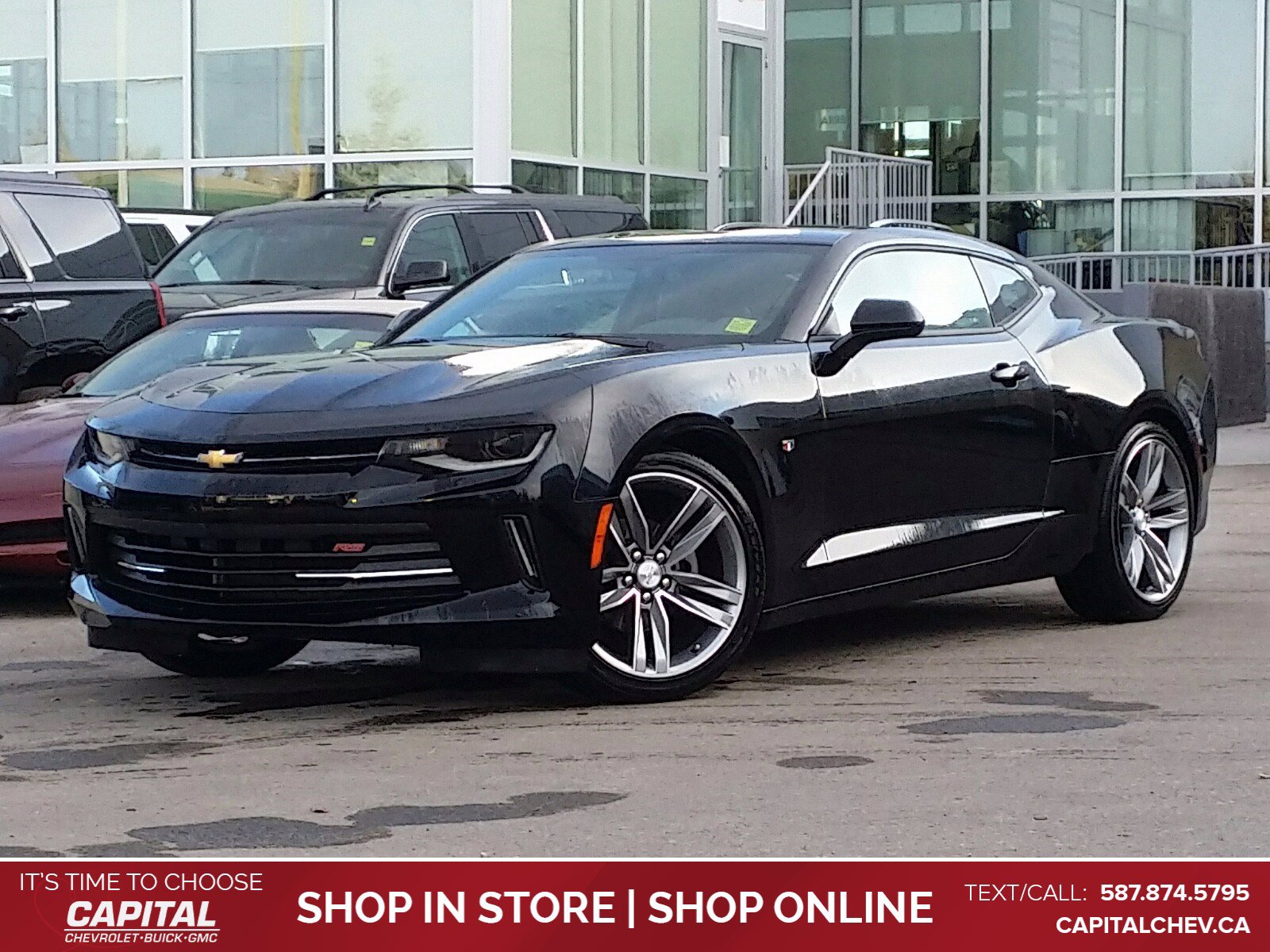 Certified Pre-Owned 2018 Chevrolet Camaro LT- $1 OVER INVOICE RWD 2dr Car