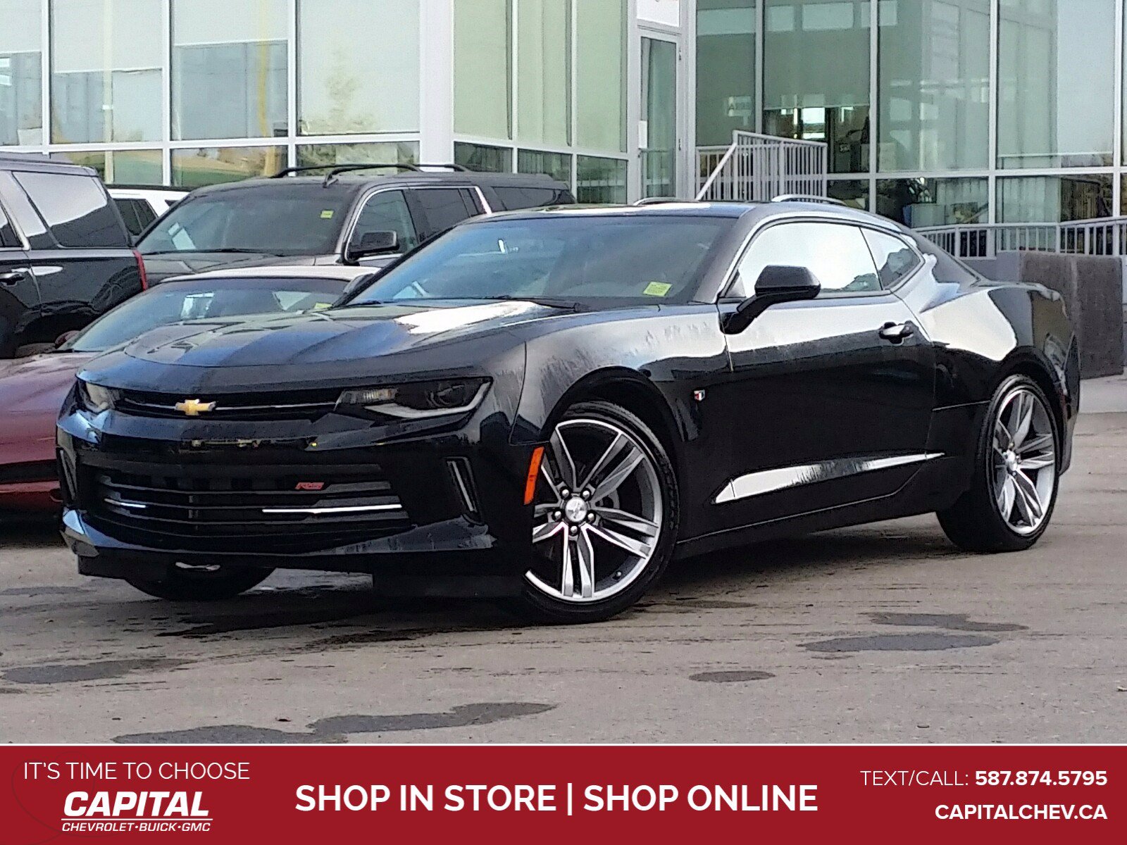 Certified PreOwned 2018 Chevrolet Camaro 2LT RWD 2dr Car
